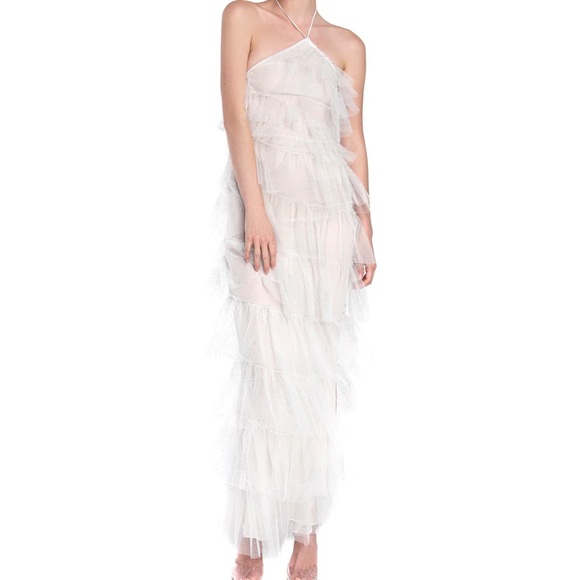 The Bar Dresses The Bar Henri Gown In Sparkle Blanc Poshmark